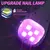 Lâmpada led uv portátil para unhas, lâmpada de combustão recarregável, mini na internet