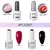 Arte clavo-esmalte em gel para unhas, 15ml, uv, led, primer, top coat, esmaltes - loja online