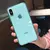 Moda colorida transparente anti-choque quadro caso de telefone para iphone 13 12 na internet