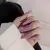 Conjunto de unhas falsas monocromáticas, Pressionar as pontas das unhas, Estile - loja online