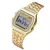Mulheres unissex relógio ouro prata preto vintage led digital esportes militar - comprar online