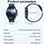 Relógio impermeável inteligente para homens, chamada Bluetooth, saúde do lase
