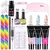 Imagem do Limegirl extensão de unhas conjunto de gel uv para dedo francês extensão ráp