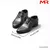 Sapatos masculinos de couro preto e branco, escala 1/6, sapatos sólidos de cava - comprar online