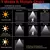 Lâmpada solar exterior brilhante super, iluminação ultra larga impermeável,