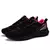 Tenis Caminhada Feminino Esportivo Academia Passeio Esporte Preto Pink Girls - comprar online