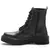 Imagem do Bota Coturno Feminina Tratorado Preto Fosco Cano Alto