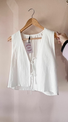 Imagen de Tie-Front Linen Vest