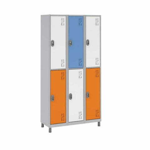 Roupeiro 6 portas com Fechadura – W3
