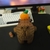 Capivara Articulada Estilo Crochê ou Amigurumi com Laranja/Maçã na Cabeça – Brinquedo Decorativo Interativo Presente