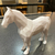 Estátua Decorativa Cavalo Geométrica Low Poly