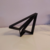 Escultura Decorativa Silhueta Avião de Papel Line Art Minimalista - Casa Dinossauro