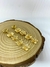 Brinco Longo Cascata De Flores Dourado - comprar online