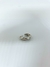 Brinco Piercing Fake Martelado Prata