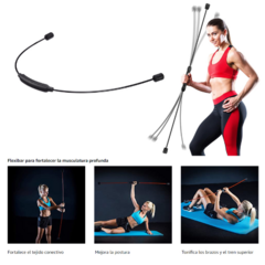 Flexi Bar Barra Vibradora Entrenamiento Abdominales Espalda - comprar online