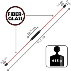 Flexi Bar Barra Vibradora Entrenamiento Abdominales Espalda - QBarbaro