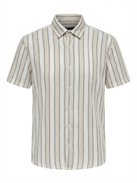 Camisa crochet Rayada (S al XXL)