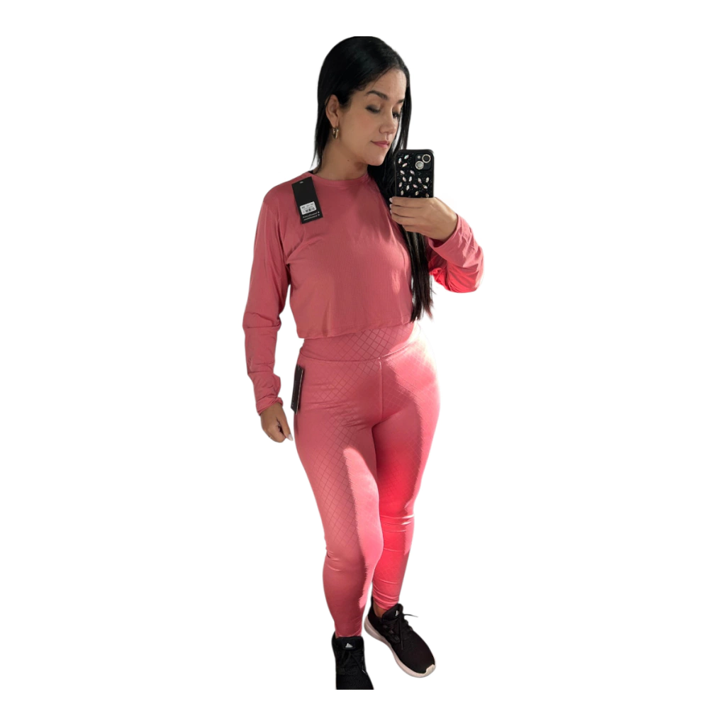 Cropped Manga Longa
