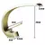 Torneira Dourada Banheiro Monocomando Cascata Misturador - comprar online