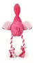 Peluche Flamenco Juguete Con Soga Y Chifle 30cm - comprar online