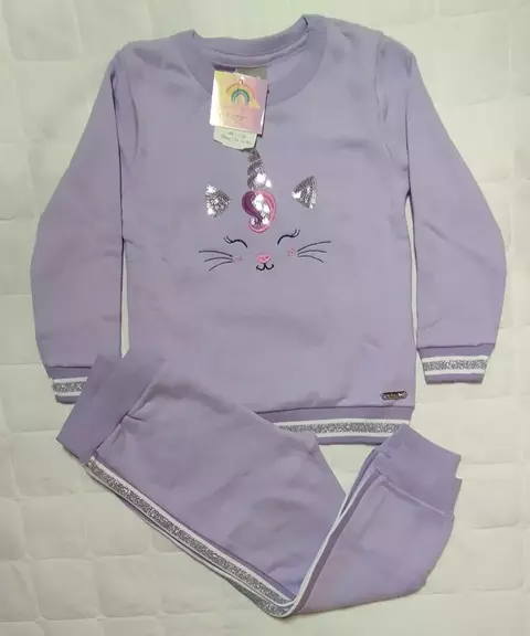 Conjunto Moletom Menina Mundi - Tam. 2