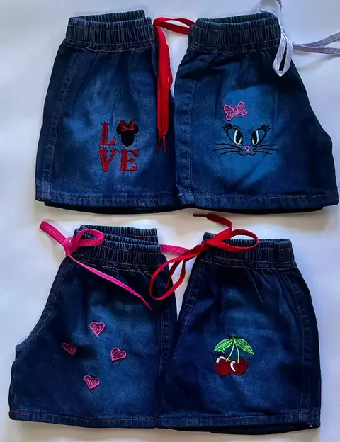 Short Jeans Molinho Menina - M