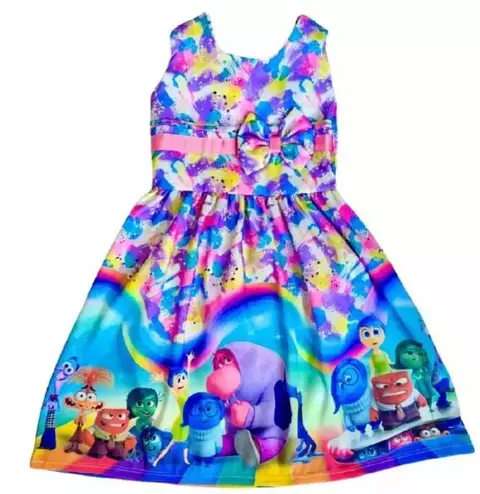 Vestido Personagens - Divertidamente Tam. P