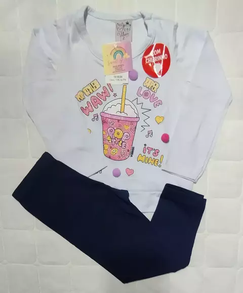 Conjunto Meia Estação Menina Milkshake Valeen Kids