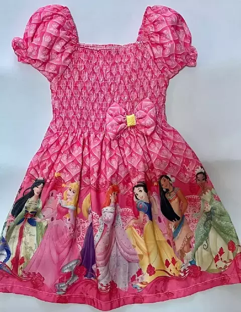 Vestido Personagens - Princesas Tam. P