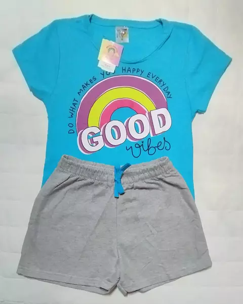 Conjunto M. Malha Menina Taita Kids