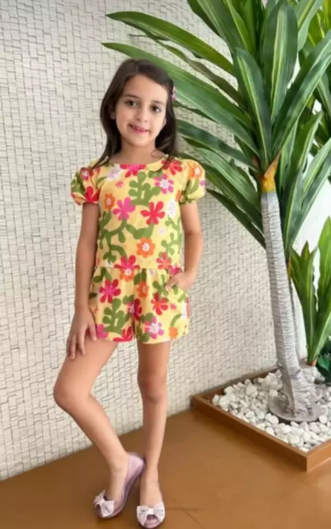 Conjunto Flores Mini Grife