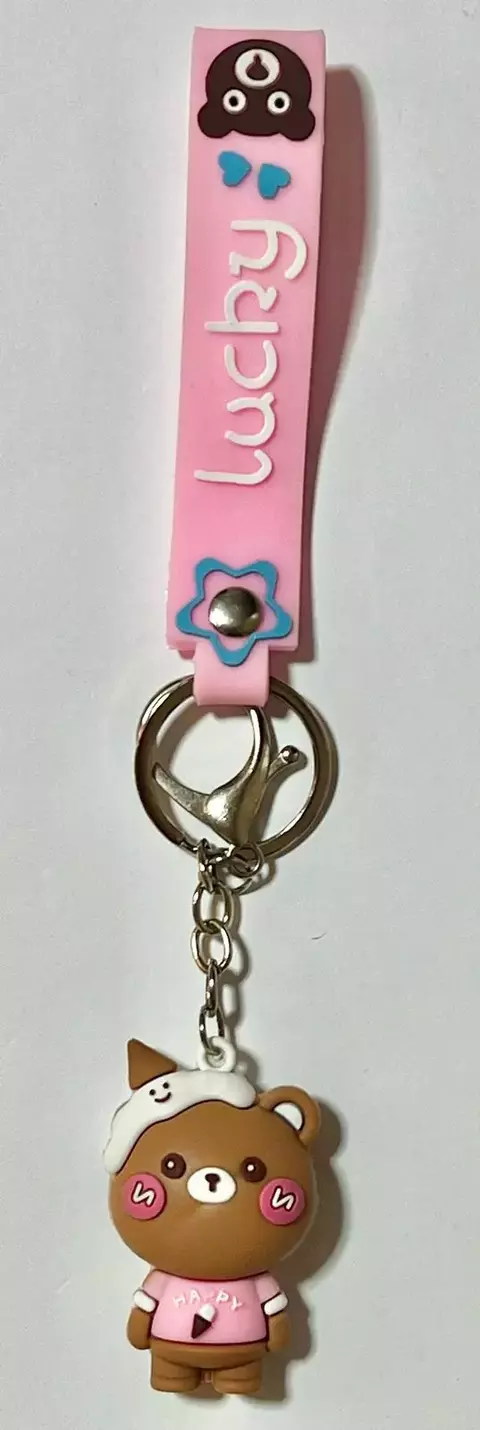 Chaveiro emborrachado Ursinho