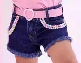 Short Jeans Miçanga