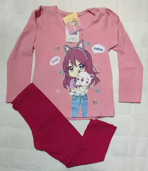 Conjunto Meia Estação Menina Valeen Kids