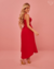Vestido Midi Soraia - Vermelho - comprar online