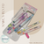 Canetas marca texto 6 cores Qesefun com lantejoula Linda Q-1291 - comprar online