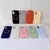 Funda de teléfono de silicona líquida para iPhone, carcasa a prueba de golpes