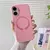 Funda de teléfono de silicona líquida para iPhone, carcasa a prueba de golpes