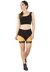 Cropped Com Faixa Amarelo + Shorts Preto Com Amarelo Conjunto Fitness | REF: LX045 - Intimity