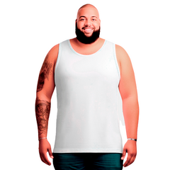 REGATA POLIÉSTER PLUS SIZE BRANCA