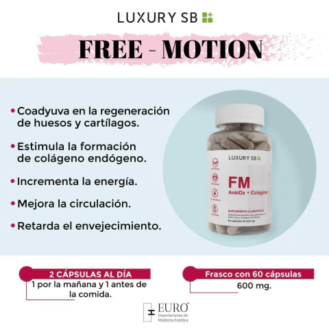 FREE MOTION BY LUXURY SB, REGENERA HUESOS Y CARTILAGOS