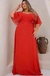 VESTIDO LONGO CHIFFON CINTO FLOR - Bia Salles Store