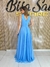 VESTIDO TULE BRILHO BUST PLISSADO TRANÇA