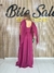 VESTIDO TULE BRILHO MANGA CAPA PLISSADA - Bia Salles Store
