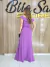VESTIDO CHIFFON ALFAIATARIA OMBRO OMBRO - Bia Salles Store