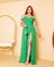 VESTIDO CHIFFON ALÇA MANGA OMBRO - Bia Salles Store