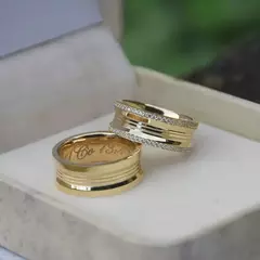 Alianças de Ouro 18k - Super premium