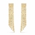 Brinco Dourado de Luxo com 123 Pedras de Strass - comprar online