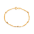 Pulseira Dourada de Bolinhas - comprar online