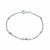 Pulseira Prateada de Bolinhas - comprar online